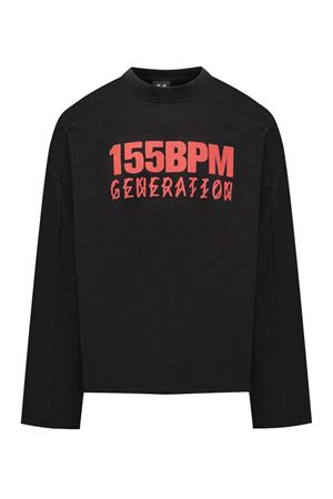 Black cotton sweatshirt 44 LABEL GROUP | B0030585FA583P623